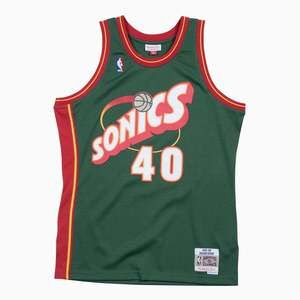 Swingman Seattle Supersonics Shawn Kemp NBA 1995-96 Jersey (Brand New)